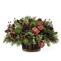 The Holiday Homecomings Basket from Parkway Florist in Pittsburgh PA